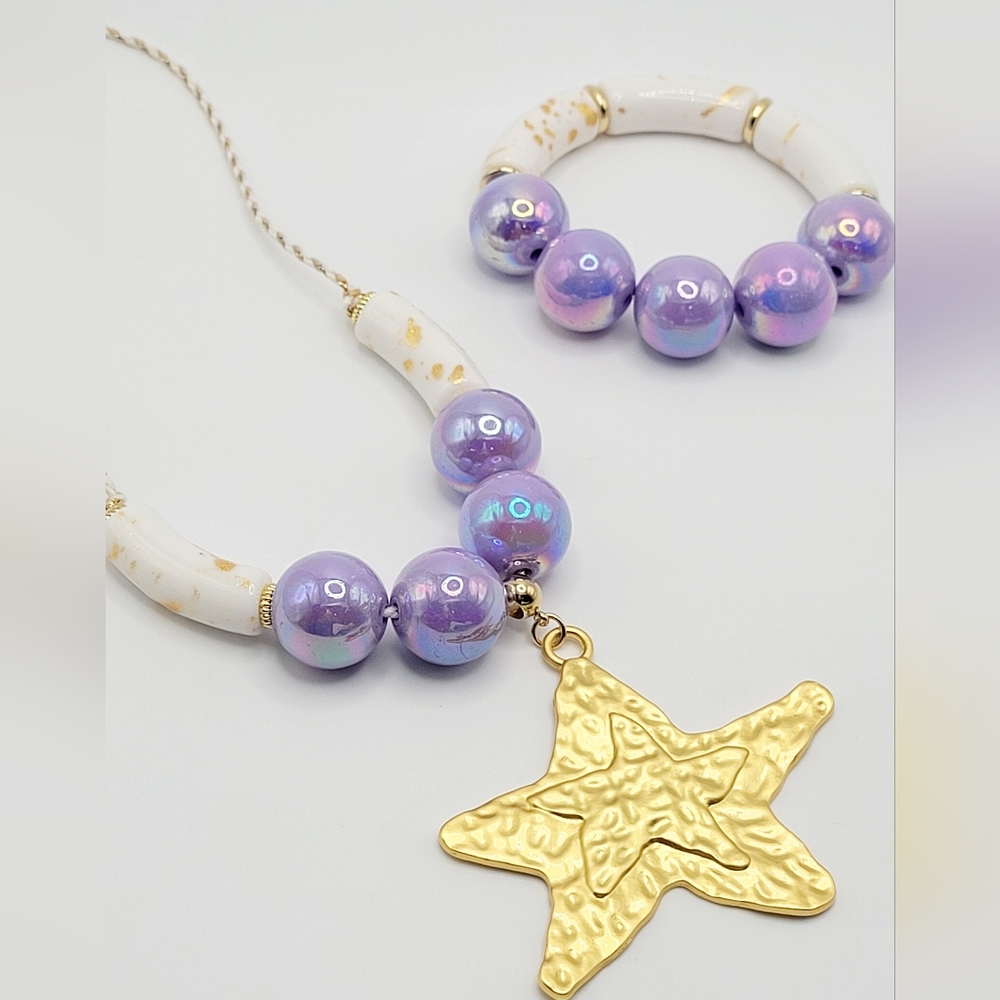 Necklace set with bracelet